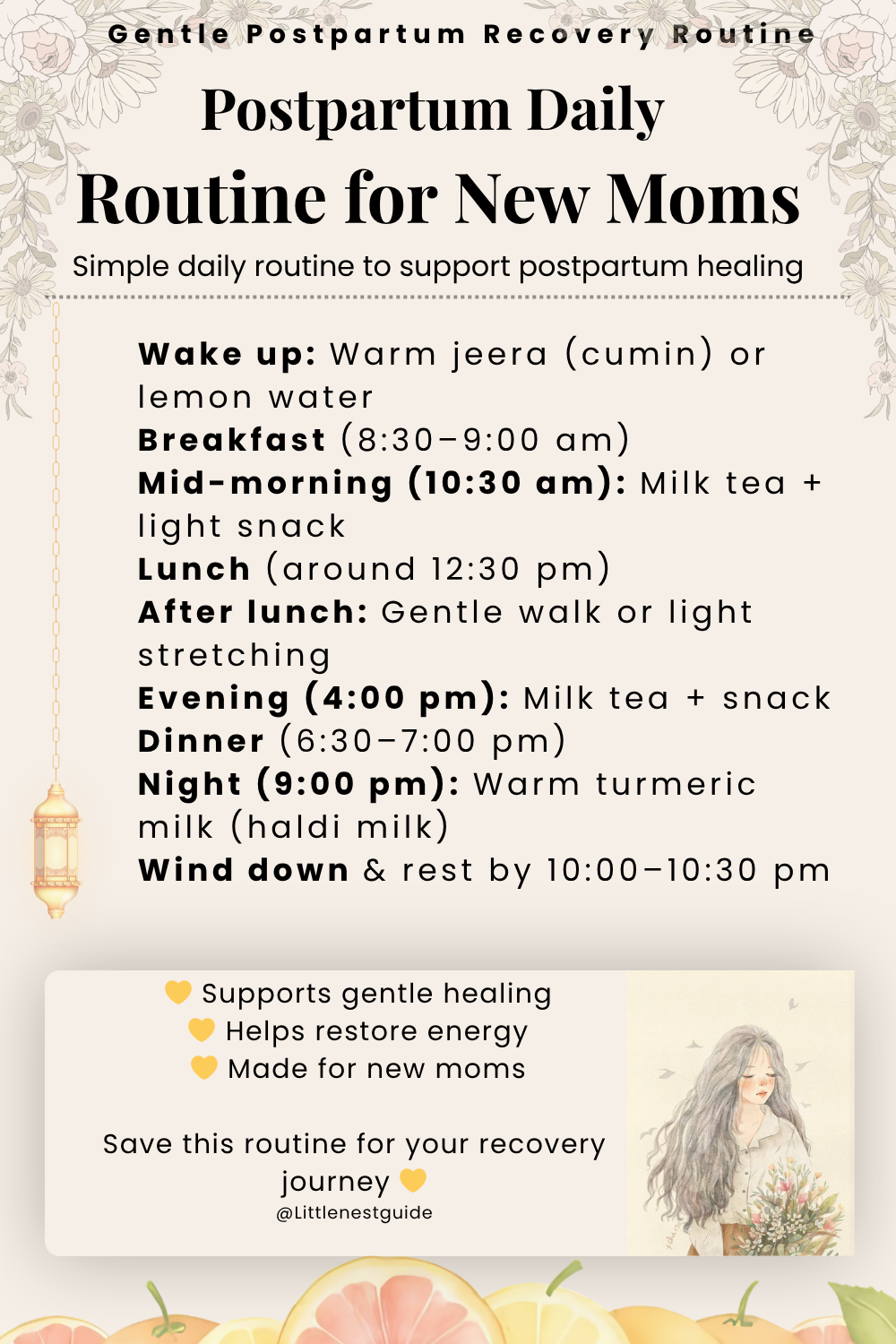 7-Day Postpartum Diet Plan for Indian Moms (With Daily Routine ...