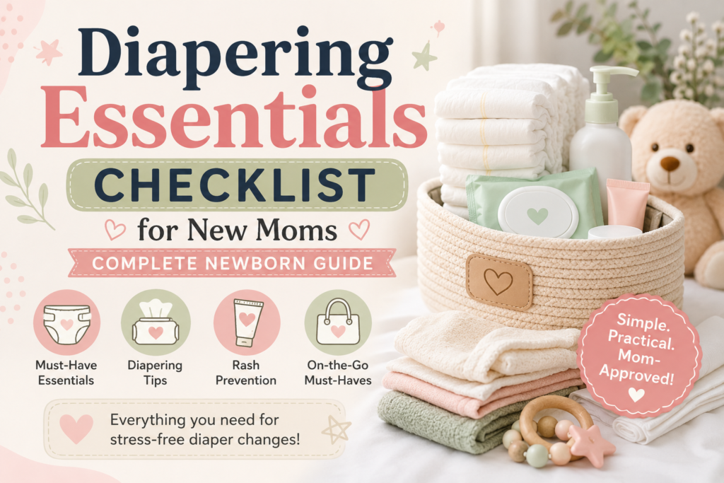 diapering essentials checklist