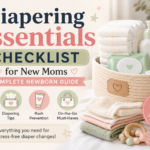 Diapering Essentials Checklist for New Moms (Complete Newborn Guide) diapering essentials checklist