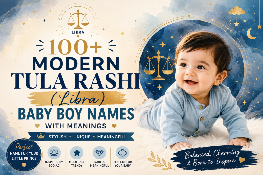 tula rashi (libra) baby boy names