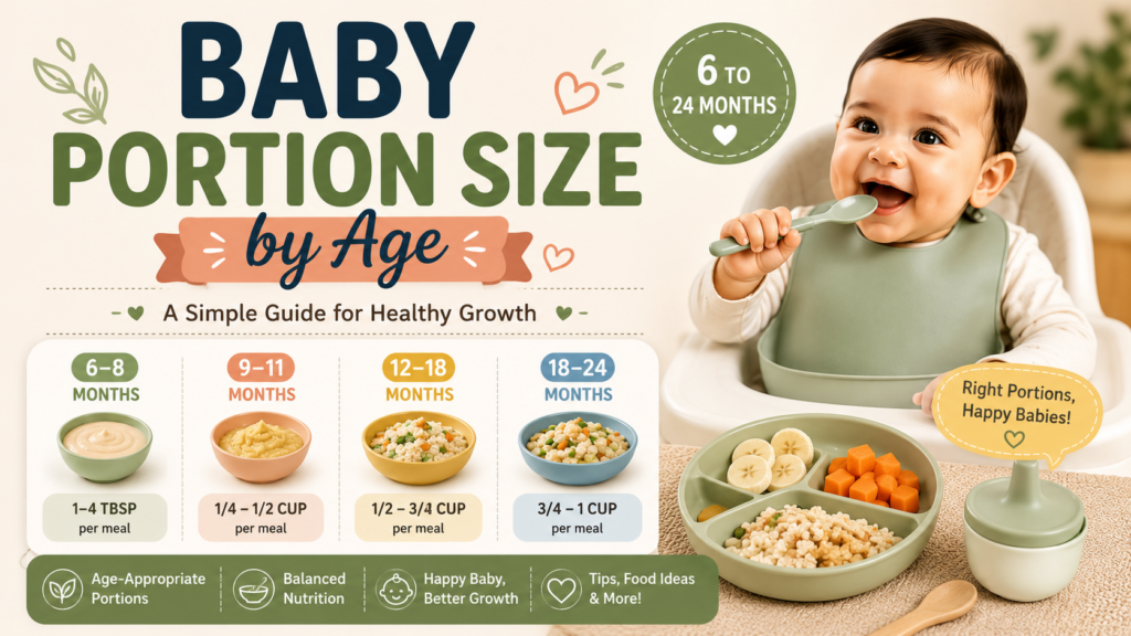 baby portion size by age cover