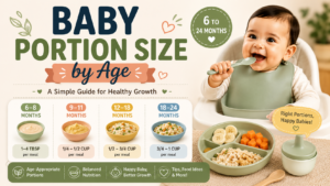 baby portion size by age cover