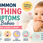 Common Teething Symptoms in Babies (What’s Normal & When to Worry) common teething symptoms in babies