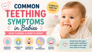common teething symptoms in babies