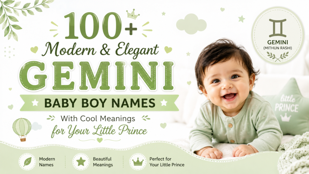 gemini (mithun) baby boy names