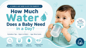 how much water a baby needs in a day