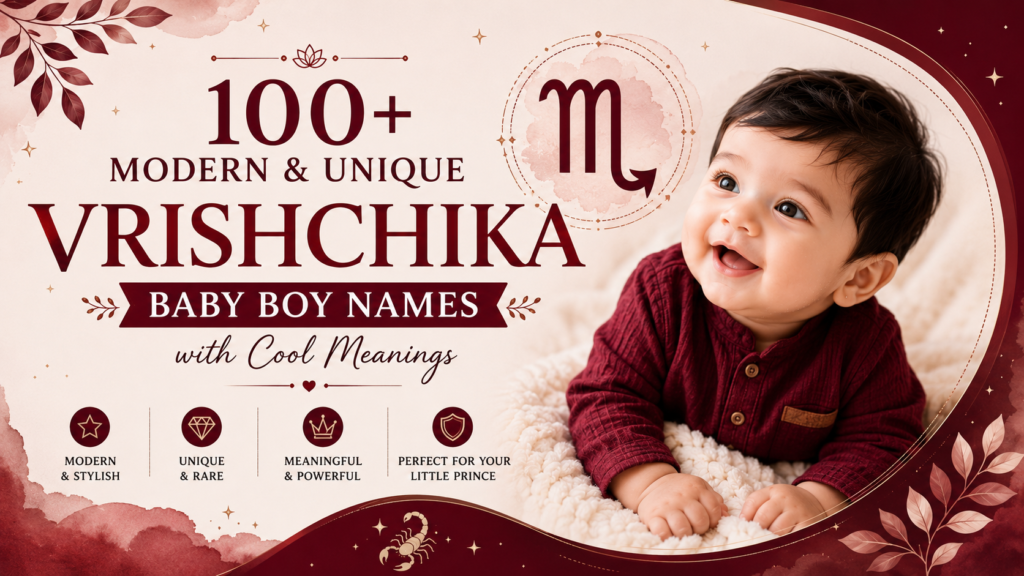 vrishchika baby boy names