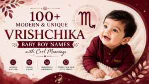 vrishchika baby boy names