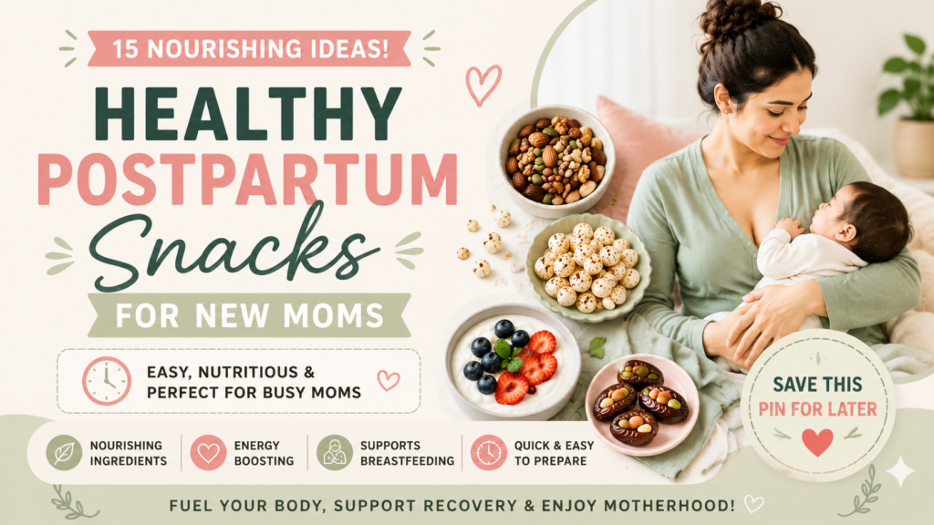healthy postpartum snacks