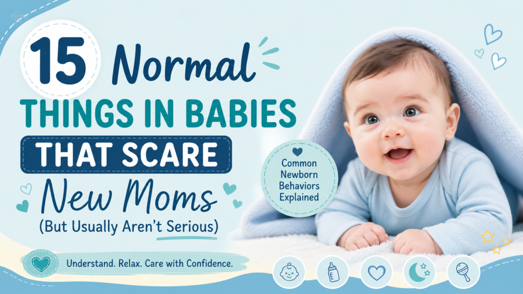 things that are normal in babies but scare new moms