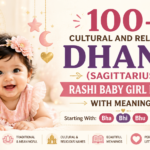 100+ Cultural and Religious Dhanu (Sagittarius) Rashi Baby Girl Names With Meanings dhanu rashi baby girl names