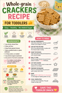 whole grain crackers recipe for toddlers