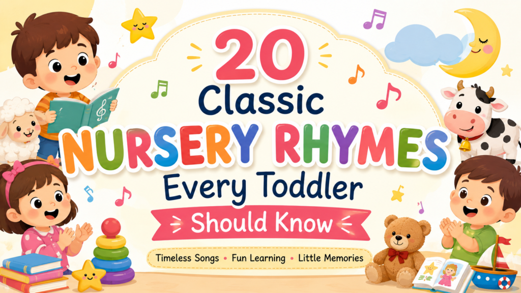 20 Classic Nursery Rhymes For Toddlers : Every Toddler Should Know 20 classic nursery rhymes for toddlers