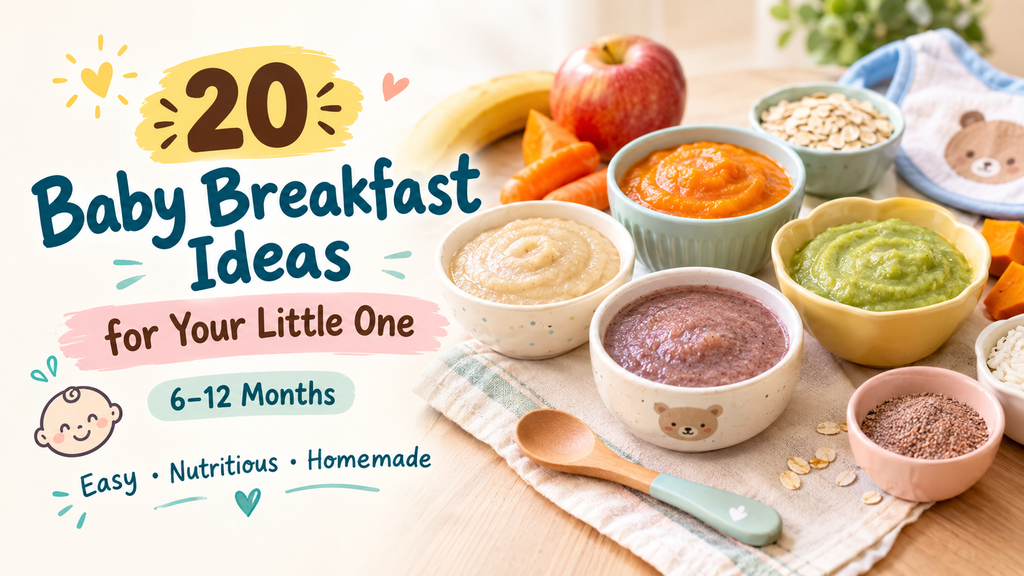 baby breakfast ideas for 6–12 months